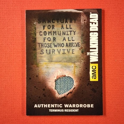 5-08-02 . PWE-THICK 2016 walking dead season 4 #m57 terminus wardrobe (G) - Image 1 of 2
