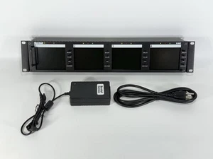 Marshall V-R44P ~ Four 4" LCD Screen Rack Mount Panel with Power Supply - Picture 1 of 19