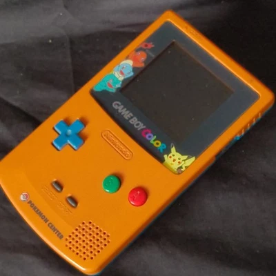 Nintendo Gameboy Color Pokemon Limited edition Orange color console -h0717- - Image 1 of 4