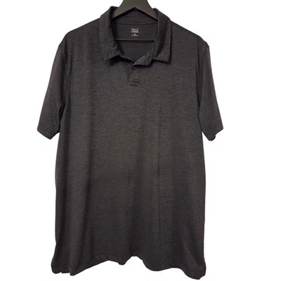 Camisa Polo Falls Creek Para Hombres XL Gris Brezo Rendimiento Manga Corta Foto 1 de 4