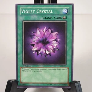 Yugioh Cristal Violeta LOB-042 - 1ª Edición Común - Nunca Jugado Casi Nuevo/Muy Nuevo - Imagen 1 de 3
