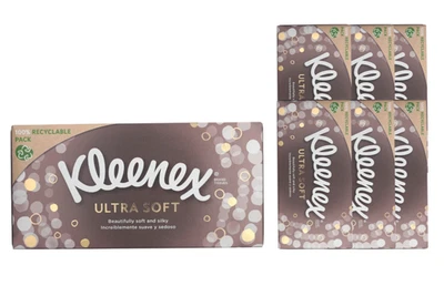 Kleenex Ultra Soft Facial Tissues 64 Sheets - Pack of 6 (384 Tissues) - Image 1 of 4