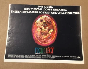 1979 Prophecy Monster Movie Poster Half Sheet "She Lives!" Vintage Horror 21x27" - Bild 1 von 12