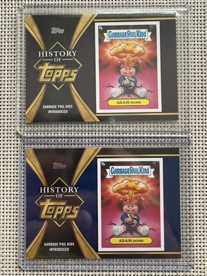 GARBAGE PAIL KIDS 8a Adam Bomb 2021 History of Topps HOT-5 GPK Base & Blue GPK - Image 1 of 2