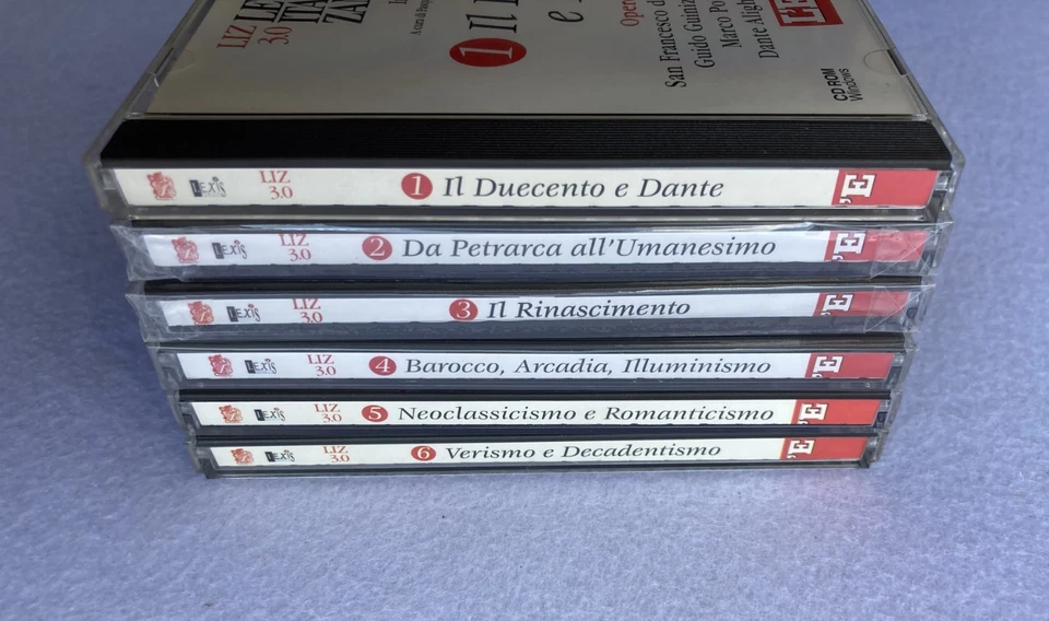 LETTERATURA ITALIANA ZANICHELLI - LIZ 3.0, 6 CD-Rom, s.d. - Immagine 1 di 4