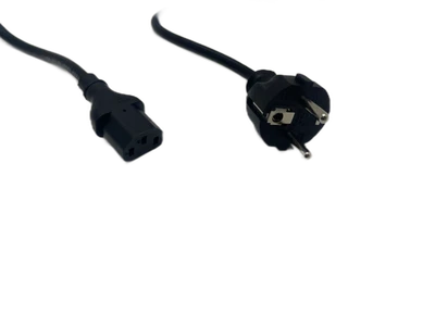 Netzkabel 1,8m Schuko - C13 Dell 078390 16-10A H05VV-F 3G0,75mm schwarz Neu - Bild 1 von 3