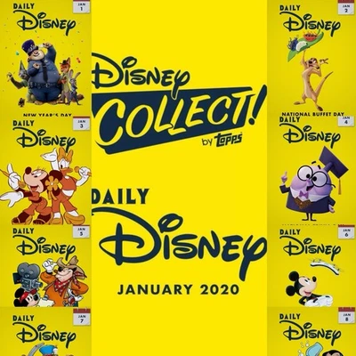 Disney Topps 2020 Daily January Full Set - Image 1 of 4