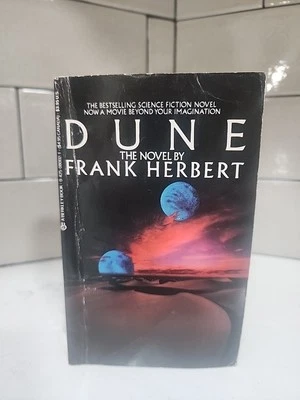 Dune by Frank Herbert (1984 Movie Tie-in Edition Paperback Book) First Edition - Image 1 of 4