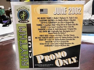 PROMO ONLY RHYTHM CLUB CD JUNE 2002 - Bild 1 von 1