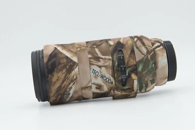 LENSCAMO Cover obiettivo mimetico in neoprene per Canon RF 600 mm f/11 IS STM + coperchio cappuccio e tubo