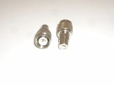 Adaptador conector AIM TNC MACHO PARA RCA FÊMEA 1PC - Imagem 1 de 2