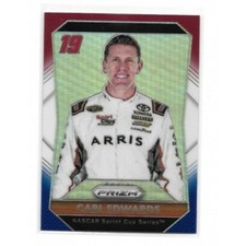 Carl Edwards 2016 Panini Prizm NASCAR Red White Blue Prizm #19