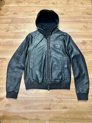 Chaqueta de cuero Emporio Armani Foto 1 de 4