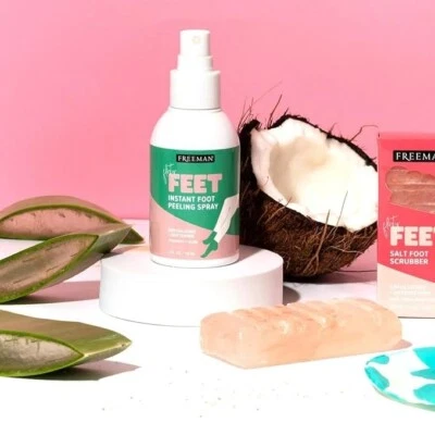 Spray exfoliante instantáneo de pies Freeman Flirty Feet, máscara exfoliante para pies para suma Foto 1 de 4