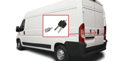 Barillet serrure de porte arrière peugeot BOXER fiat DUCATO citroen JUMPER 2006+ - Photo 1/2