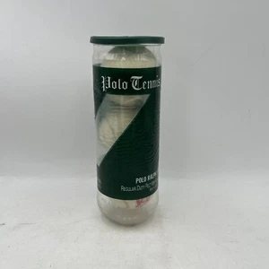 Vintage Ralph Lauren Polo Tennis Balls w/ Red, Green Blue Logos 3 Balls Open - Picture 1 of 4