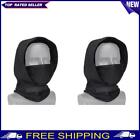 Half Face Mask Balaclava Outdoor Hood Airsoft Sports Protect Gear (Black)