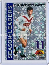 RARE!! CHRISTOPHE DUGARRY ""FRENCH FOOTBALL 1994-95" Panini Card