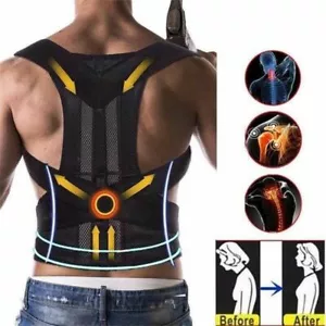Corrector de postura para la espalda protección hombro vendaje corsé trasero - Imagen 1 de 19
