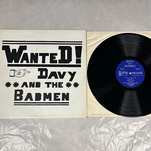 VERY RARE Davey and the Badmen Wanted Vinyl LP 1963 Mono Garage Surf Rock Record - Picture 1 of 10