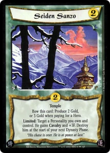 Legend of the Five Rings L5R CCG KD Khan's Defiance Seiden Sanzo - Picture 1 of 1