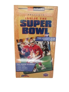 Duracell Presents NFL Inside the Super Bowl Sealed VHS 1995 - Bild 1 von 3