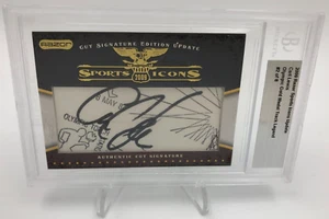 CARL LEWIS RARE AUTO Card 2009 Razor CUT SIGNATURE Icons USA OLYMPIC GOLD MEDAL - Picture 1 of 11