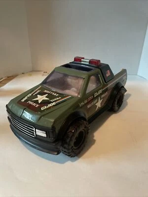 Vintage G.I. Joe Pickup Military Police Truck 1991 Tonka Working Siren Lights - Image 1 of 4