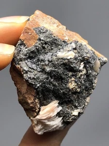 SELTENER Cerussit + Baryt 1,9oz Kristallpräparat Marokko N43 - Bild 1 von 11