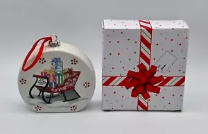 Tentaciones Tara Mesa Adorno Navidad Trineo Regalos Caramelo Bastón Dip Receta NUEVO - Imagen 1 de 7