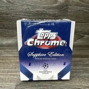 2019-20 Topps UEFA Champions League Hobby calcio zaffiro cromato sigillato in fabbrica - Foto 1 di 7