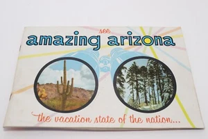 Vintage 1950s Amazing Arizona Travel Vacation Booklet Brochure Original Ephemera - Picture 1 of 9