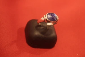 Ring Silver 925 Lapis Lazuli 4.1g - Picture 1 of 5