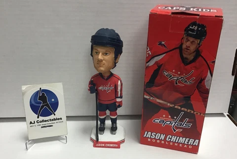 Nib Jason Chimera Washington Capitals Bobblehead NHL Collectible X2 Cover