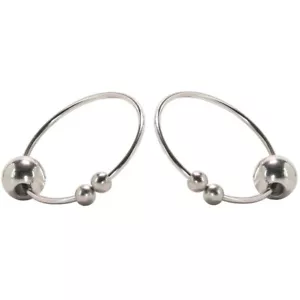 Non-Piercing Silver Nipple Rings Body Jewelry - Picture 1 of 6