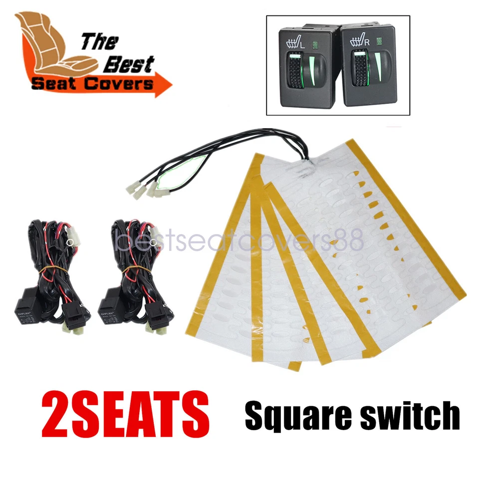 Asiento térmico 2 asientos, calentador de asiento PARA TOYOTA 4Runner TACOMA Tundra Prius Highlander Foto 1 de 4