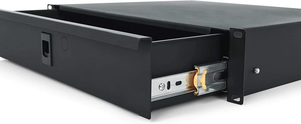 Gator Rackworks Standard 2U Rack Mount Drawer with Lock; 14.2" Deep (GRW-DRW2) - Image 1 of 4