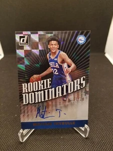 2019-20 Donruss MATISSE THYBULLE Rookie Dominators Auto Gold # 9/10 Sixers - Picture 1 of 5