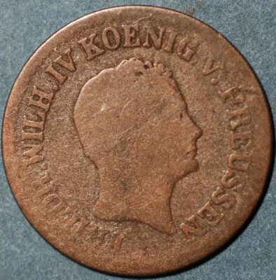 German States 1 Silbergroschen Frederick William IV KM# 462 - Image 1 of 2