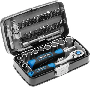 Hogert 1/4" Punte e accessori cacciavite cassetta degli attrezzi set 38 pz - HT1R462 - Foto 1 di 5