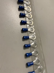 50 Stck. AMP TE 1/4 Bolzen kreisförmig 14-16 AWG Ring Stecker Klemmen 2-34162-1 - Bild 1 von 1