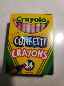 Crayola KONFETTI BUNTSTIFTE Walmart Exclusive 2020 24 Stück Color Burst NEU - Bild 1 von 6