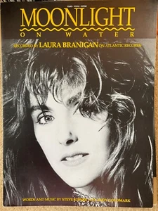 LAURA BRANIGAN sheet music ON WATER New Vintage 1987 EXTREMELY RARE - Picture 1 of 2