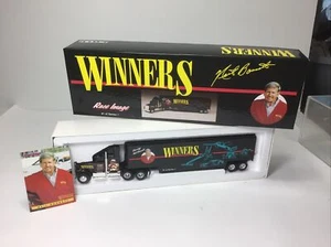 1:64 1992 RACE IMAGE ERTL Winners Series Truck Transporter Hauler Neil Bonnett - Picture 1 of 6