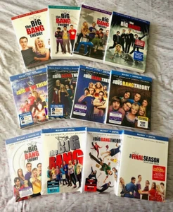 The Big Bang Theory: The Complete Series : Seasons 1-4 on DVD /  7-12 on Blu-ray - Picture 1 of 8