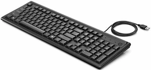 HP GENUINE ORIGINAL Standard Size USB Wired KEYBOARD SLIM for PC NOTEBOOK *NEW* - Picture 1 of 1