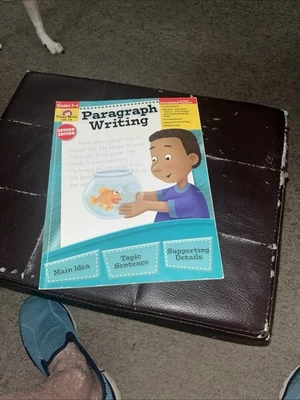 Paragraph Writing Grades 2-4 Evan-Moor Workbook Teacher’s Resource Kids - Image 1 of 2