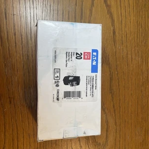 Eaton CHn220caf  Circuit Breaker Ch Combination AFCI Double Pole 20Amp In Box - Picture 1 of 7
