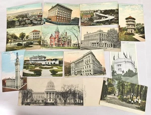 13 Pa Md Buildings Scenery Postcards Lithograph c.1910s- 20s color Unused Pennsy - Picture 1 of 7