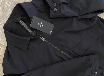 Lululemon Utility Pocket Jacket Coat Black Collared Full Zip Men's Large New - Image 1 of 4